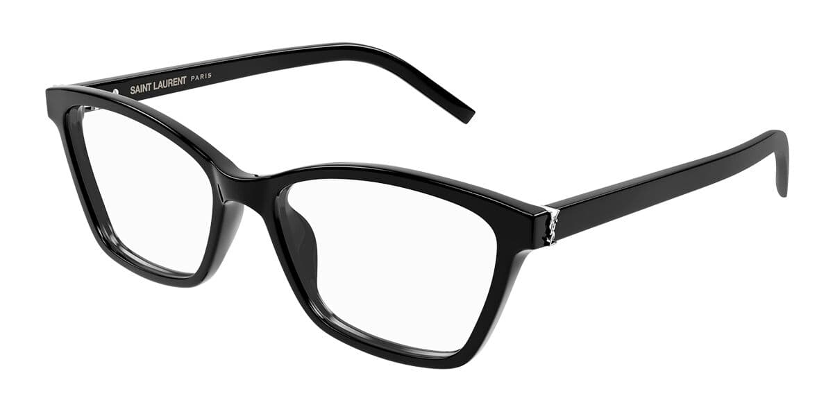 Saint Laurent MB0347O 006 Eyeglasses Black 53mm Women