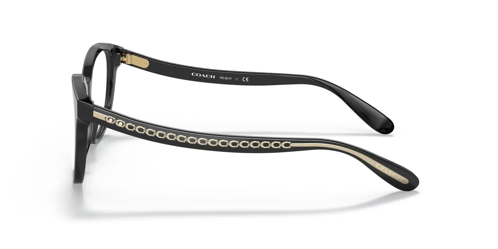 Coach HC6177F 5002 Eyeglasses Black 55mm Women 3