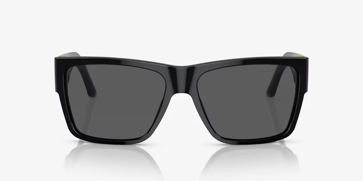 Versace MOD.4296 GB187 Sunglasses Black Gold 59mm Unisex 2