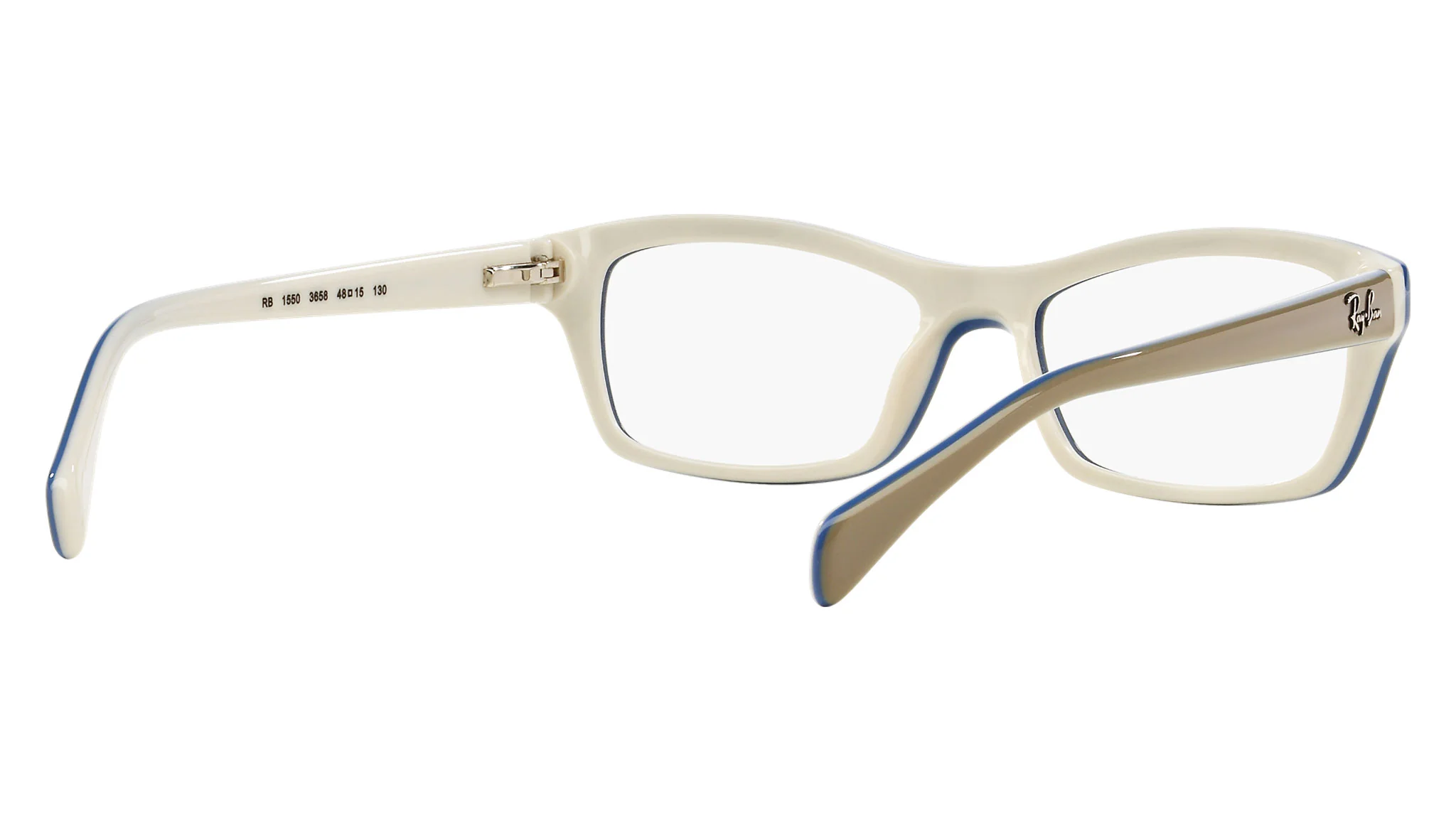 Ray-Ban RB1550 3658 Eyeglasses Grey White 48mm Kids 5