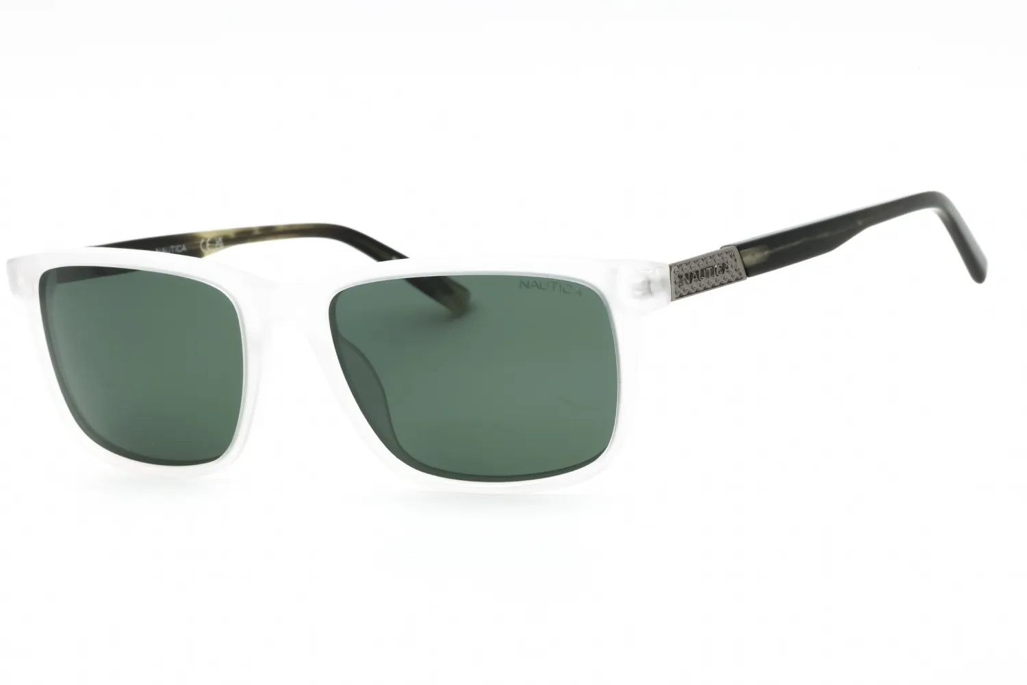 Nautica N6253S 971 Sunglasses Matte Crystal 56mm Men