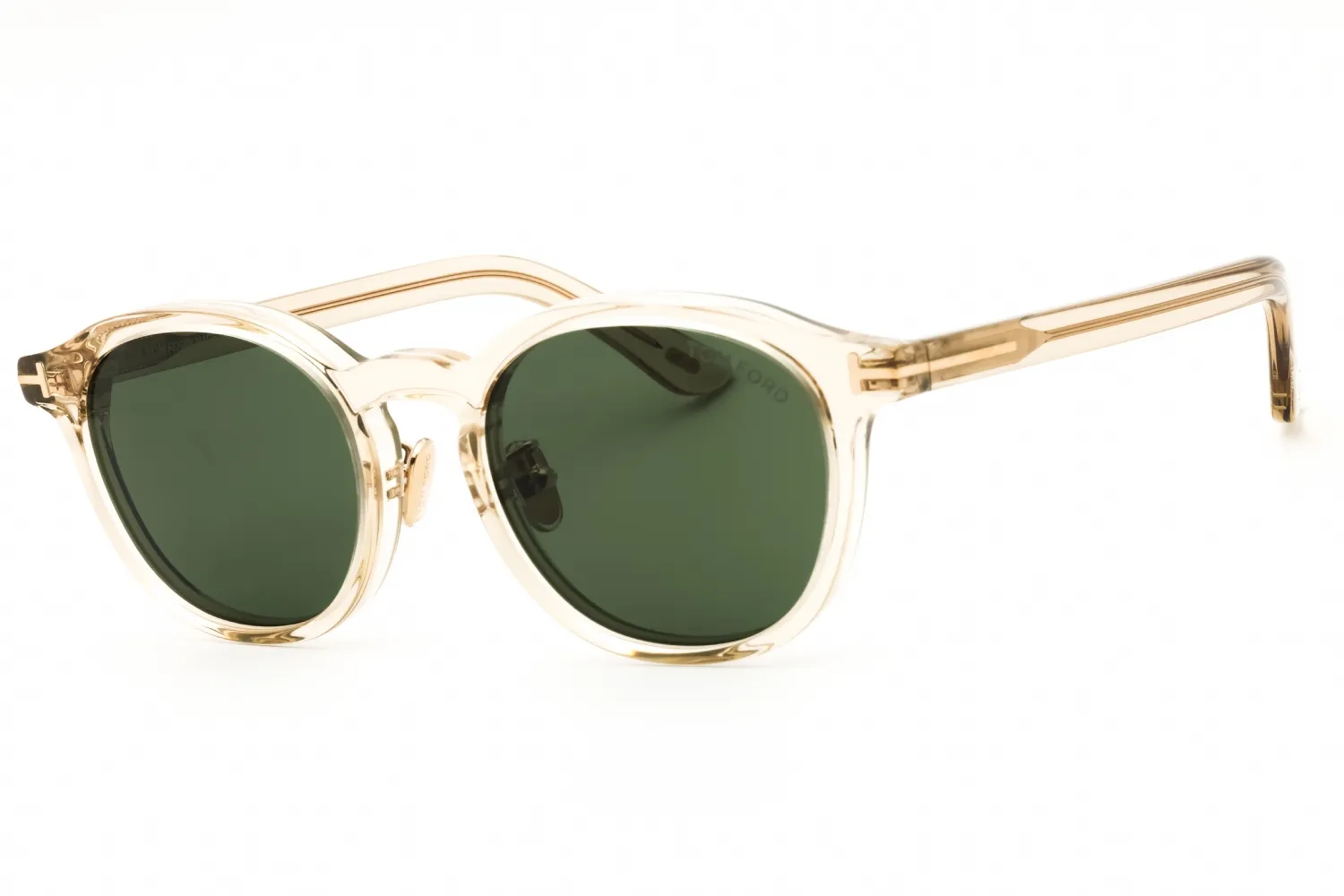 Tom Ford FT1277-D 45N Sunglasses Shiny Light Brown 50mm Men