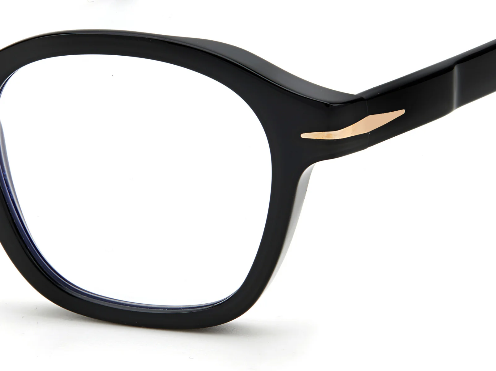 David Beckham DB7053BB 02M2 Eyeglasses Black Gold 45mm Men 4