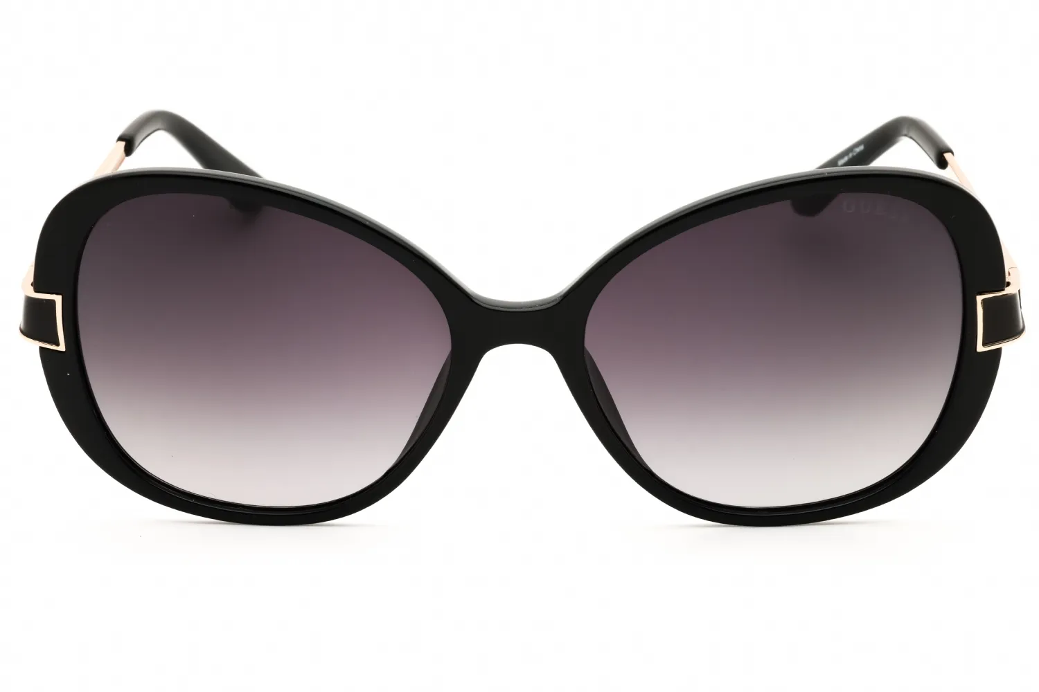 Guess Factory GF6162 01B Sunglasses Shiny Black 55mm Women 2