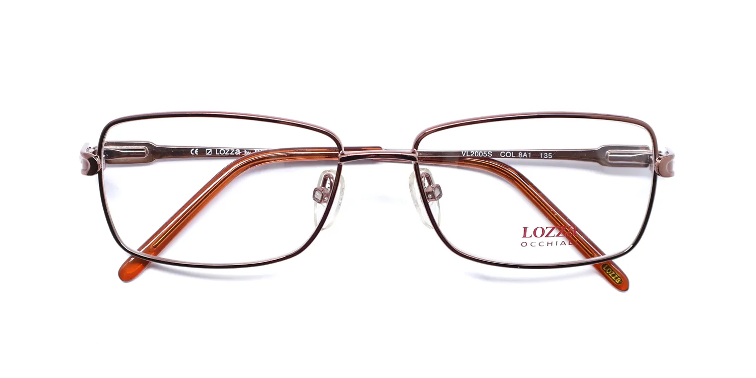 Lozza Vl2005s 8a1 Eyeglasses Brown 54mm 2