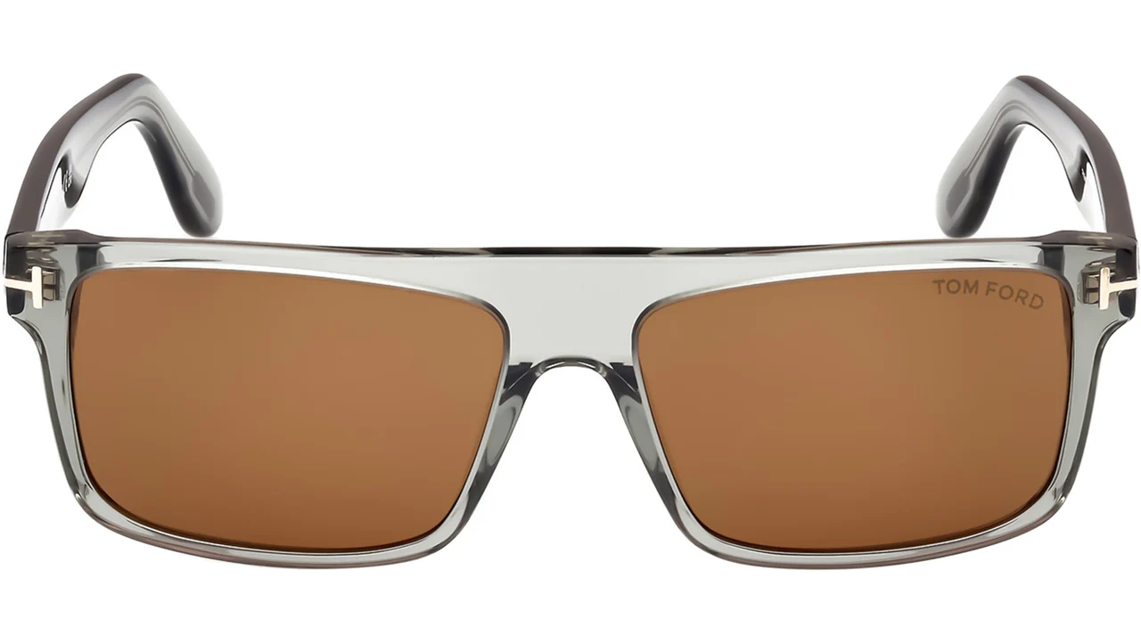 Tom Ford FT0999 20E Sunglasses Grey 58mm Men 2