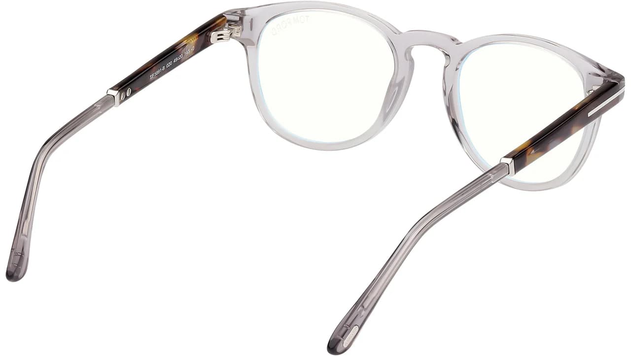 Tom Ford FT5891B 020 Eyeglasses Grey 49mm Unisex 5