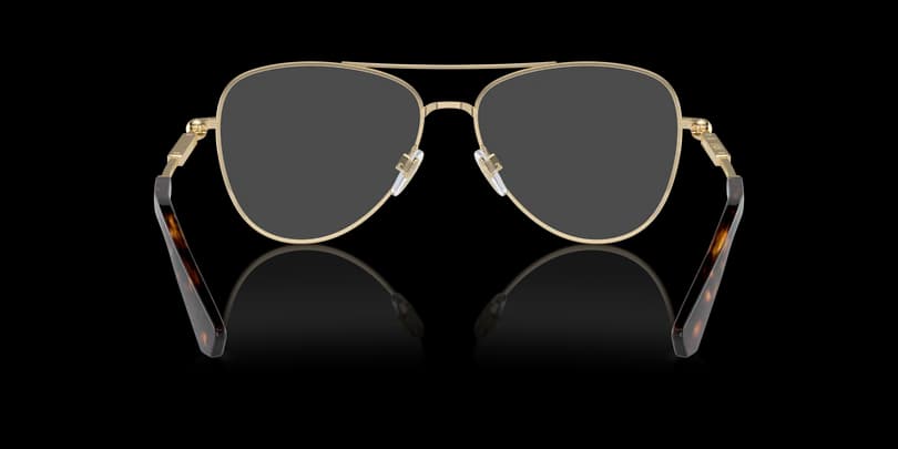 Burberry 0BE1386 1109 Eyeglasses Light Gold 57mm Unisex 4