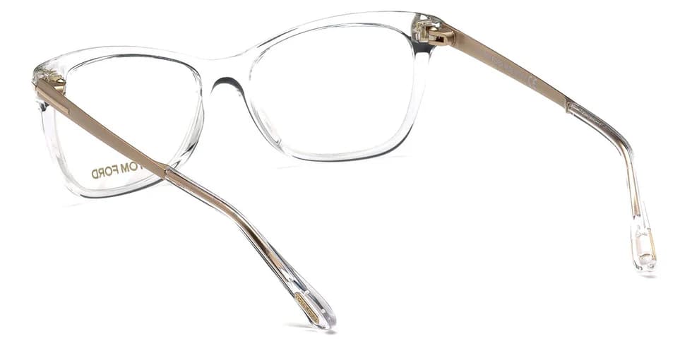 Tom Ford FT5353 026 Eyeglasses Crystal 54mm Women 4