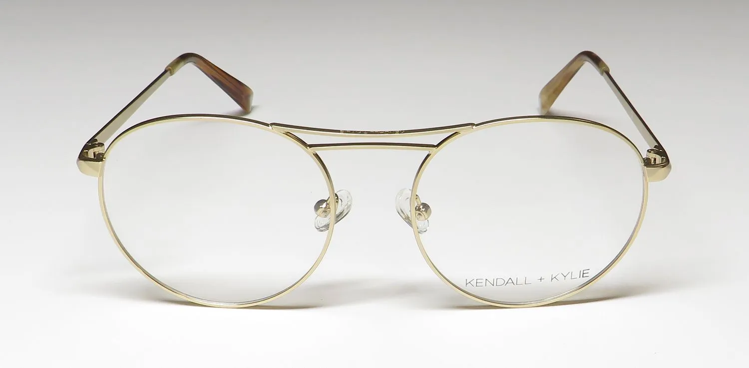 Kendall + Kylie Kko131 Nikki 730 Eyeglasses Gold 54mm 3