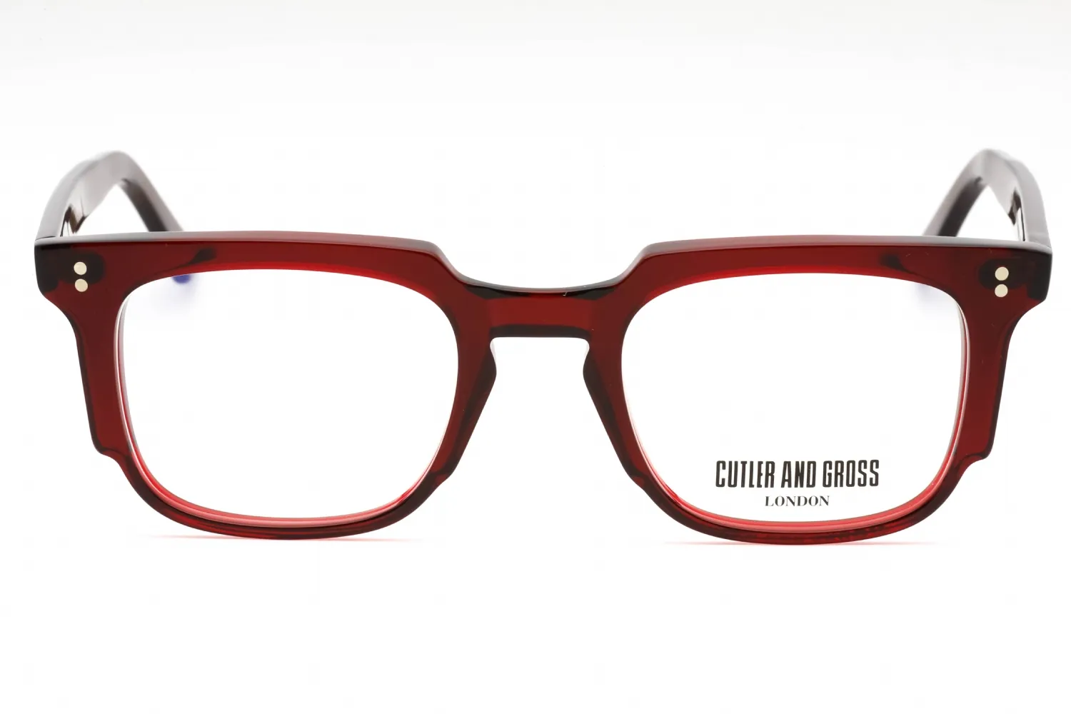 Cutler and Gross CGOP138249 003 Eyeglasses Bordeaux 49mm Unisex 2