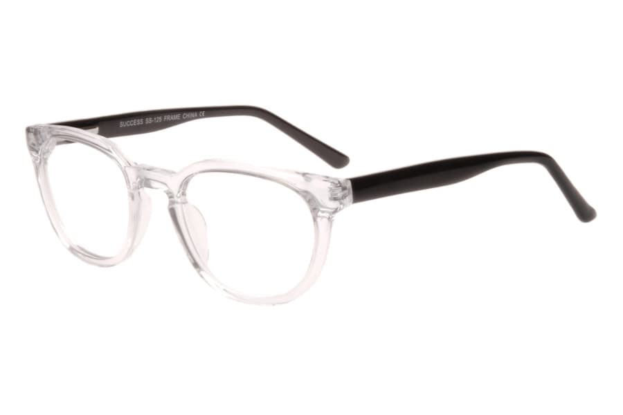 Success SS-125 CRYSTAL/BLACK Eyeglasses Multicolor 47mm Women