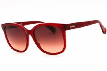 Max Mara MM0025 66F Sunglasses Shiny Red 57mm