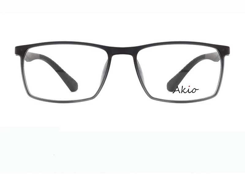 Akio 93704 Eyeglasses Black 53mm Men