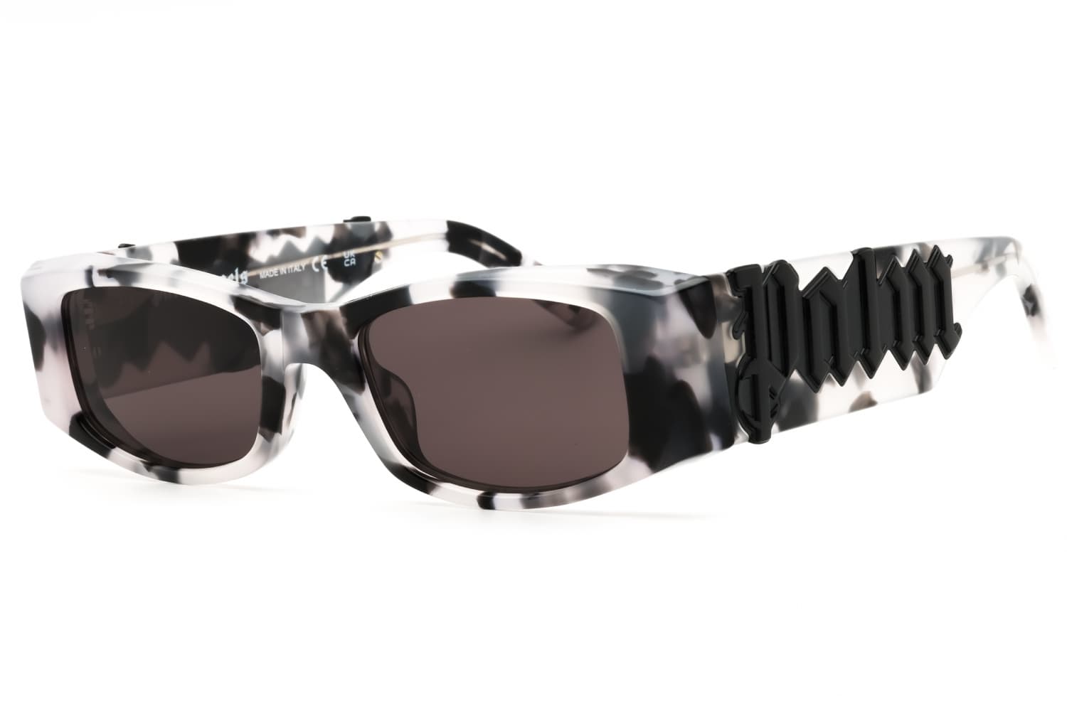 Palm Angels ANGEL Sunglasses White Havana Black 51mm Unisex