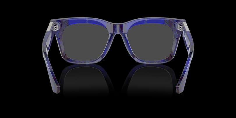 Burberry 0BE2407 4114 Eyeglasses Checkered Blue 51mm Women 4