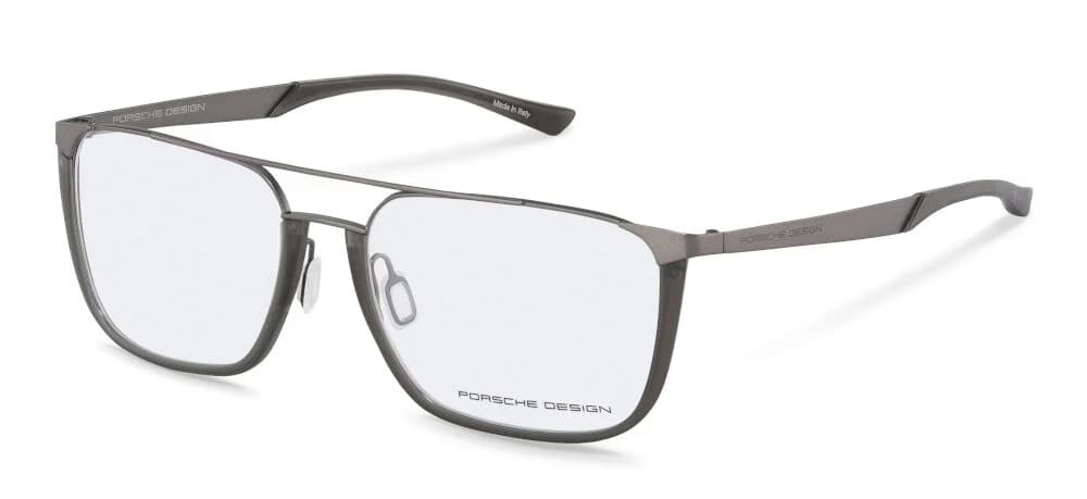 Porsche Design P8388 B Eyeglasses Grey Metal Grey 57mm Men