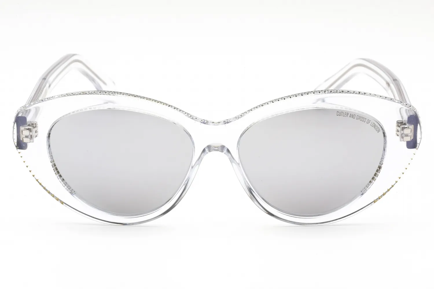 Cutler and Gross CG1286S 002 Sunglasses Crystal 55mm Women 2