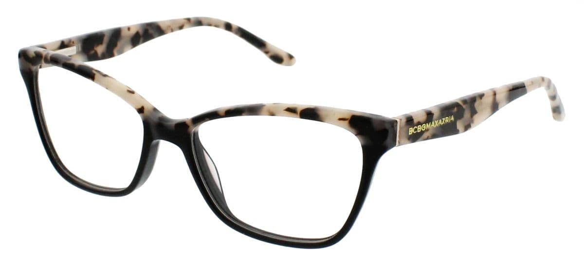 BCBGMAXAZRIA Nahla Eyeglasses Black Tortoise Laminate 52mm Women