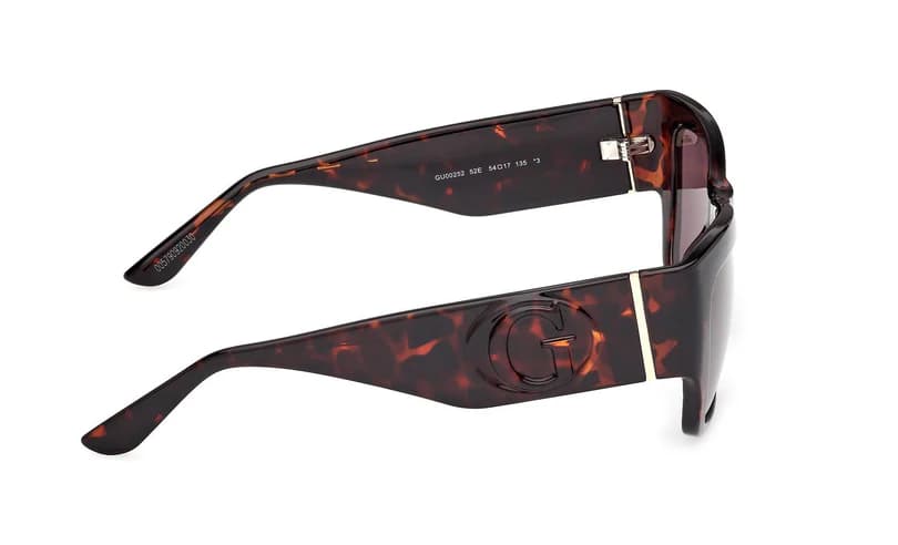 Guess GU00252 52E Sunglasses Dark Havana 54mm Women 6