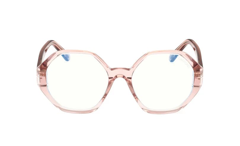 Tom Ford FT5967B 072 Eyeglasses Shiny Pink 53mm Women 2