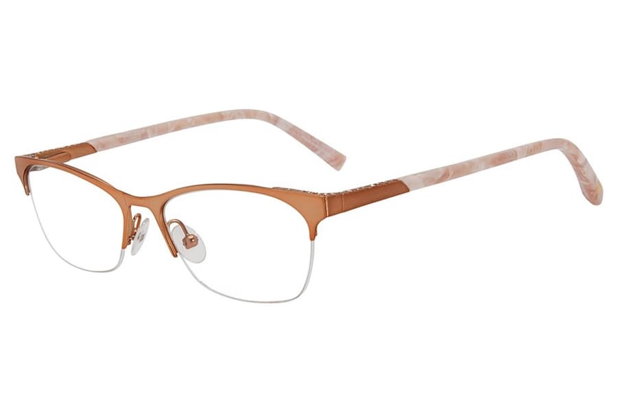 Jones New York J148 Eyeglasses Rose Gold 48mm Women