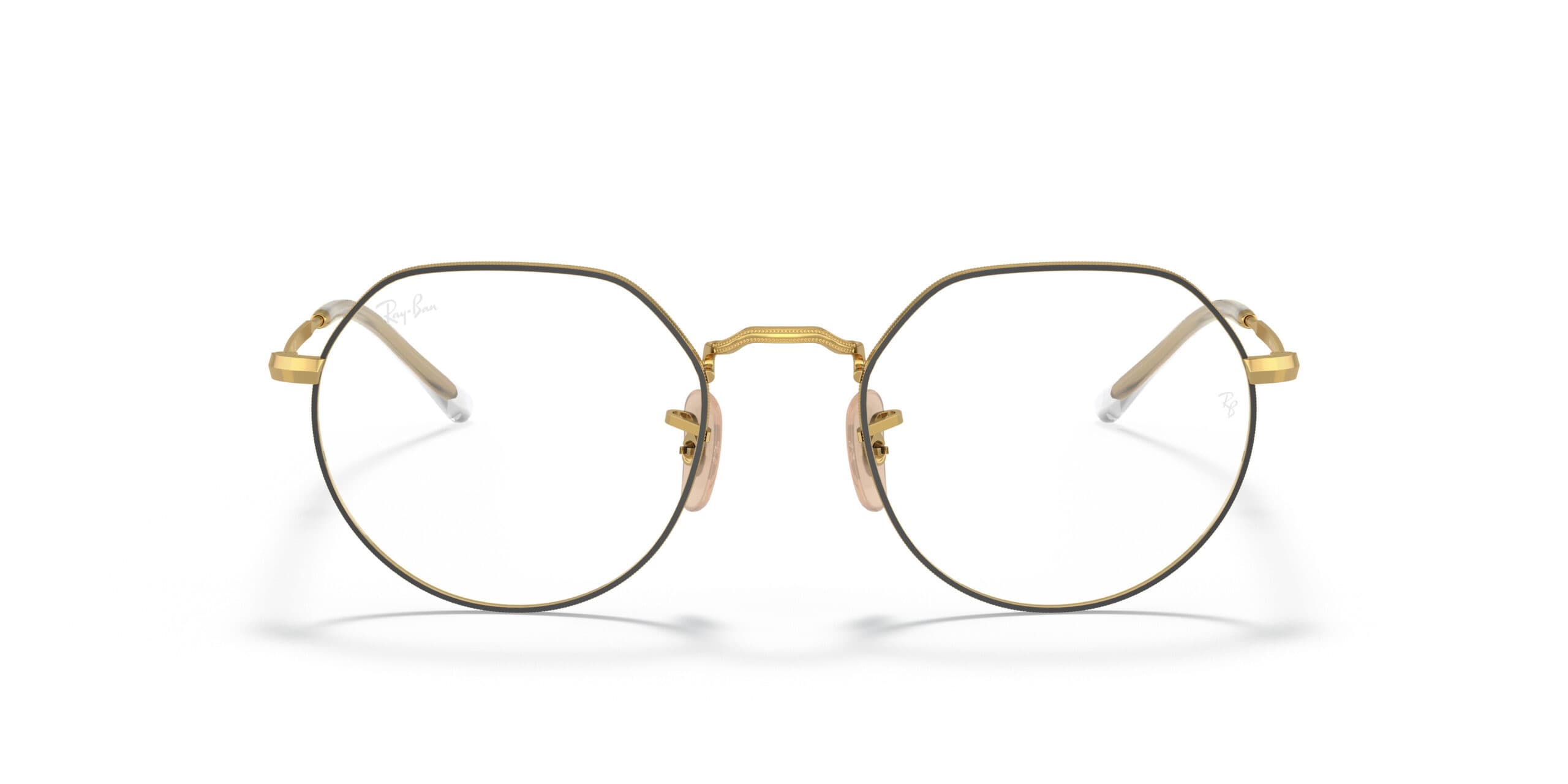 Ray-Ban RB6465 JACK 2890 Eyeglasses Matte Black Gold 51mm Unisex 3