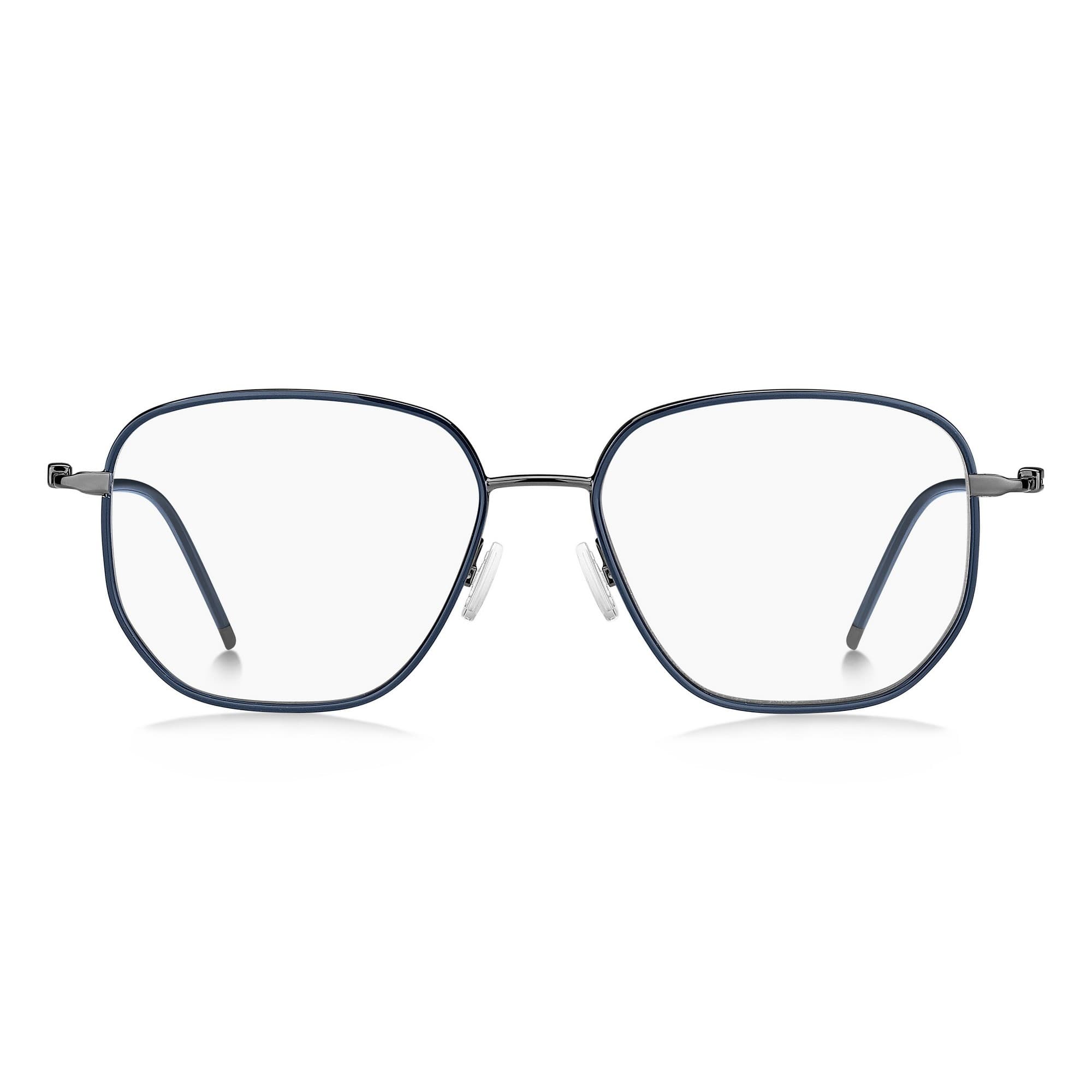 HUGO BOSS 1430 0AN7 Eyeglasses Petrol Dark Ruthenium 53mm Men 2