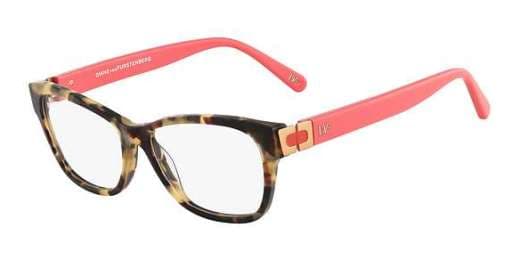 Diane von Furstenberg DVF5059 206 Eyeglasses Tortoise 52mm Women