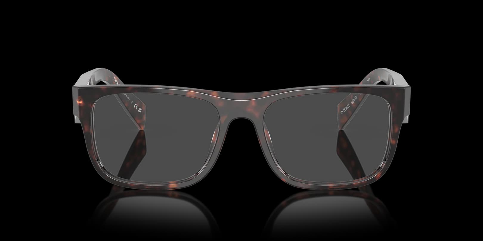 Prada 0PR 22ZV 17N1O1 Eyeglasses Root Tortoise 53mm Men 2