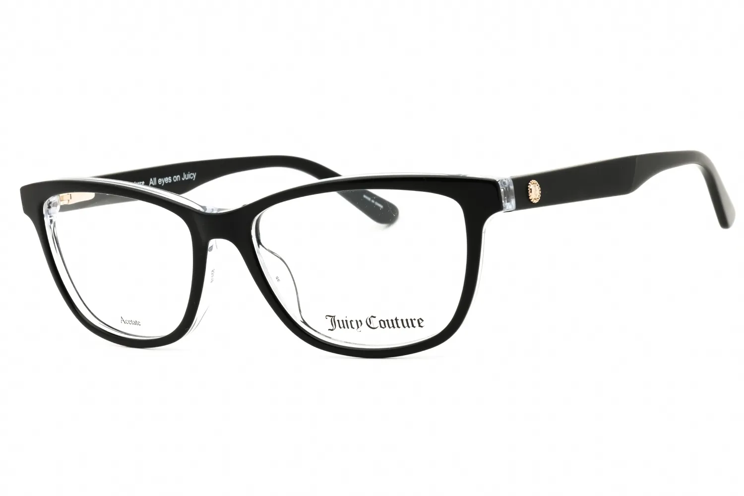 Juicy Couture JU 187 0807 00 Eyeglasses Black 53mm Women