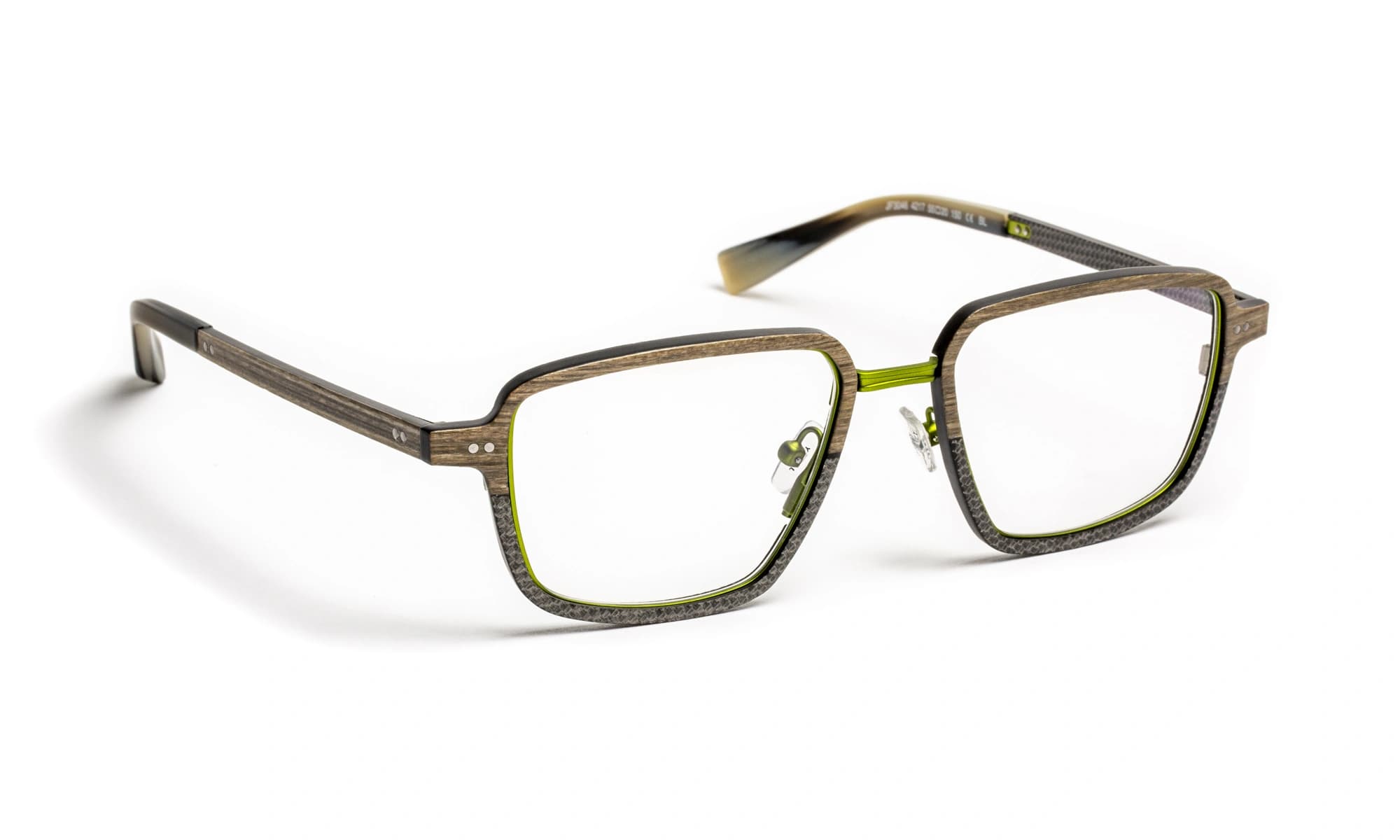 J.F. Rey JF3046 C4217 Eyeglasses Brown/green 55mm Men
