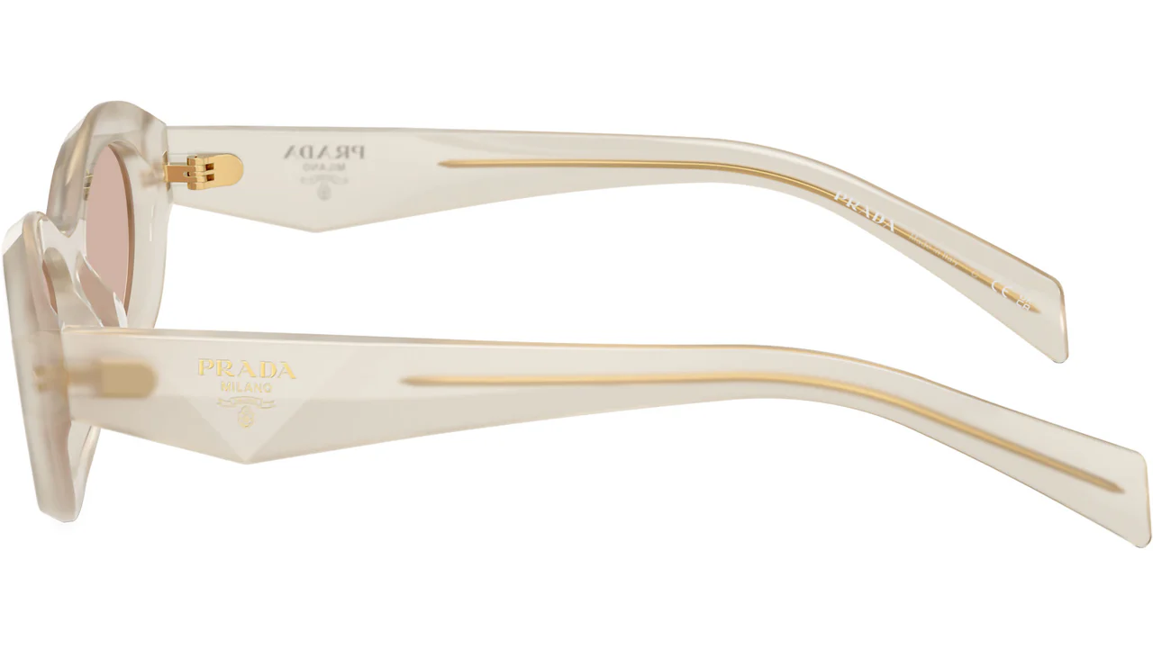 Prada 0PR 26ZS 12V4I2 Sunglasses Opal Milk 55mm Women 3