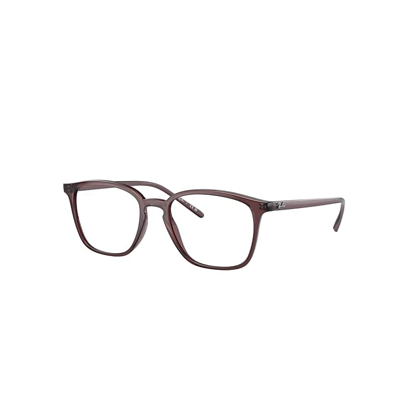 Ray-Ban RB7185 8236 RX7185 Eyeglasses Brown 52mm Men