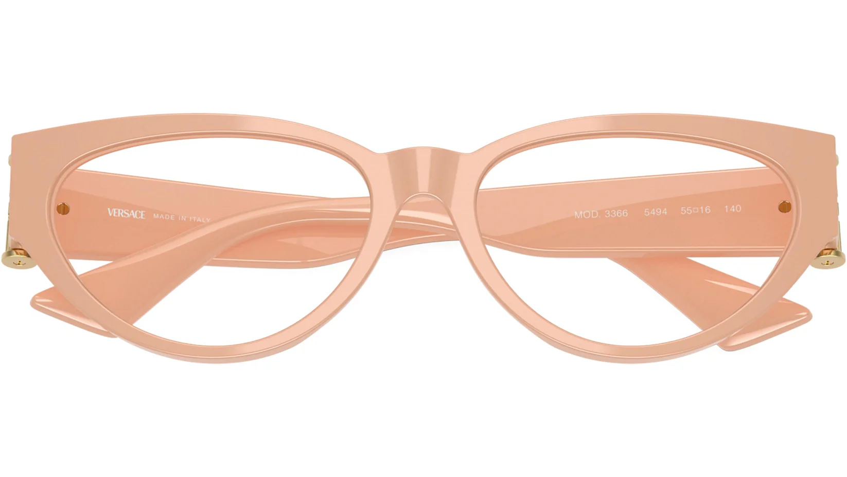 Versace 0VE3366 5494 Eyeglasses Nude Brown 53mm Women 5