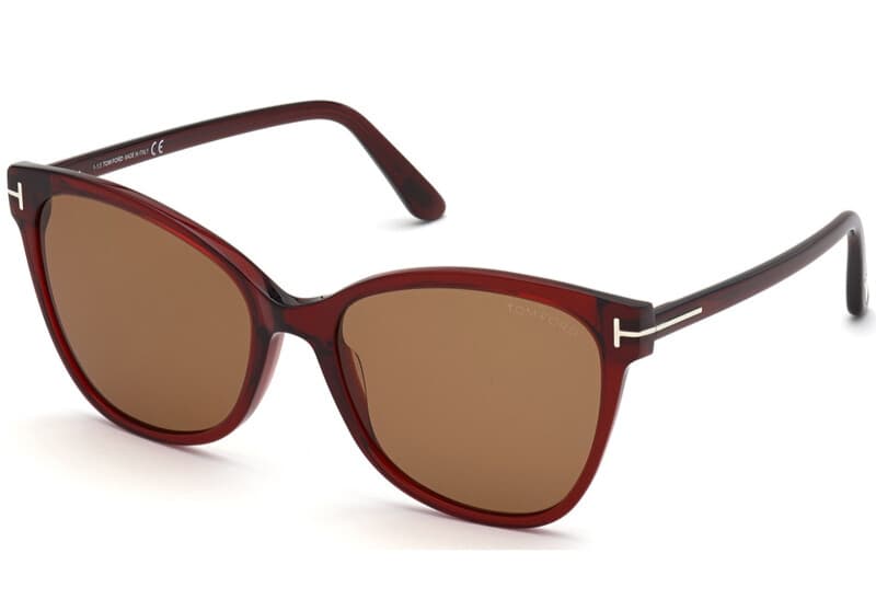 Tom Ford FT0844 ANI 68E Sunglasses Red 58mm Women