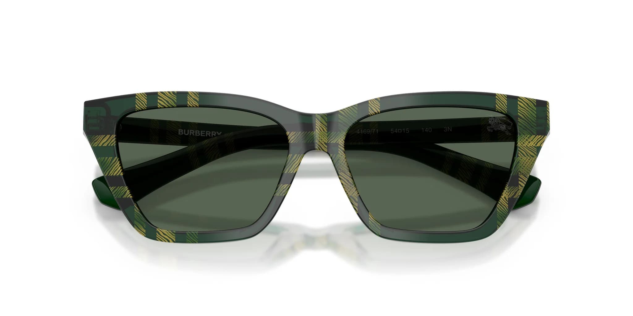 Burberry 0BE4468 416971 Sunglasses Check Green 54mm Women 5