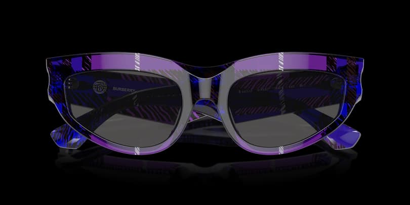 Burberry 0BE4425U 411387 Sunglasses Check Violet 55mm Men 4