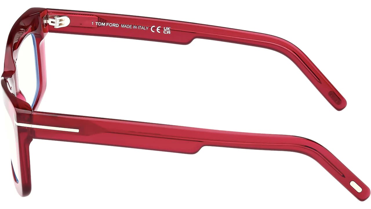 Tom Ford FT5966B 075 Eyeglasses Shiny Fuxia 55mm Women 4