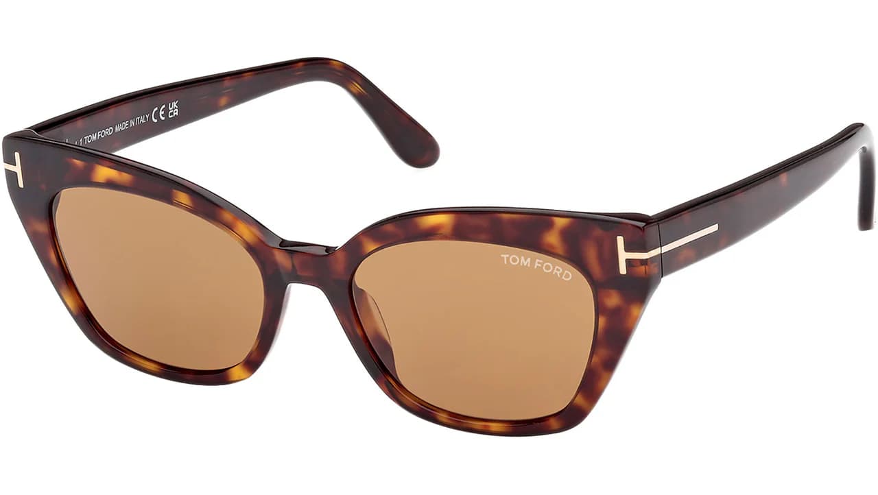 Tom Ford FT1031 52E Sunglasses Dark Havana 52mm Women