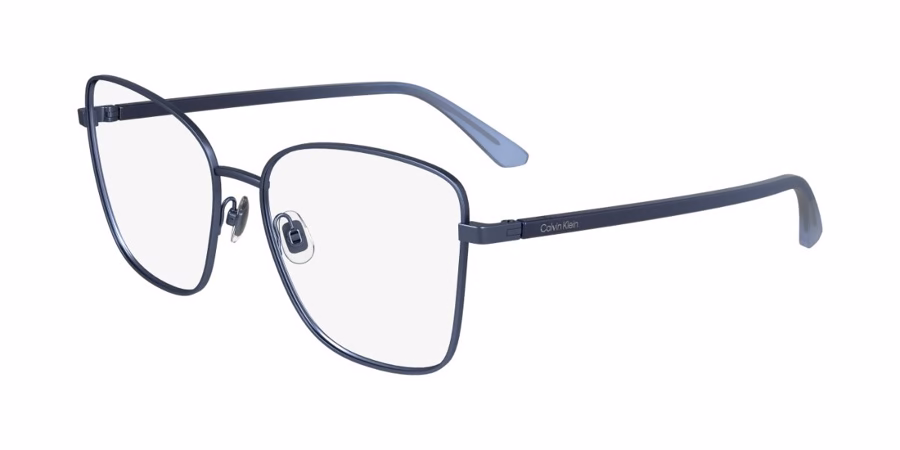 Calvin Klein CK23128 445 Eyeglasses Light Blue 55mm Women