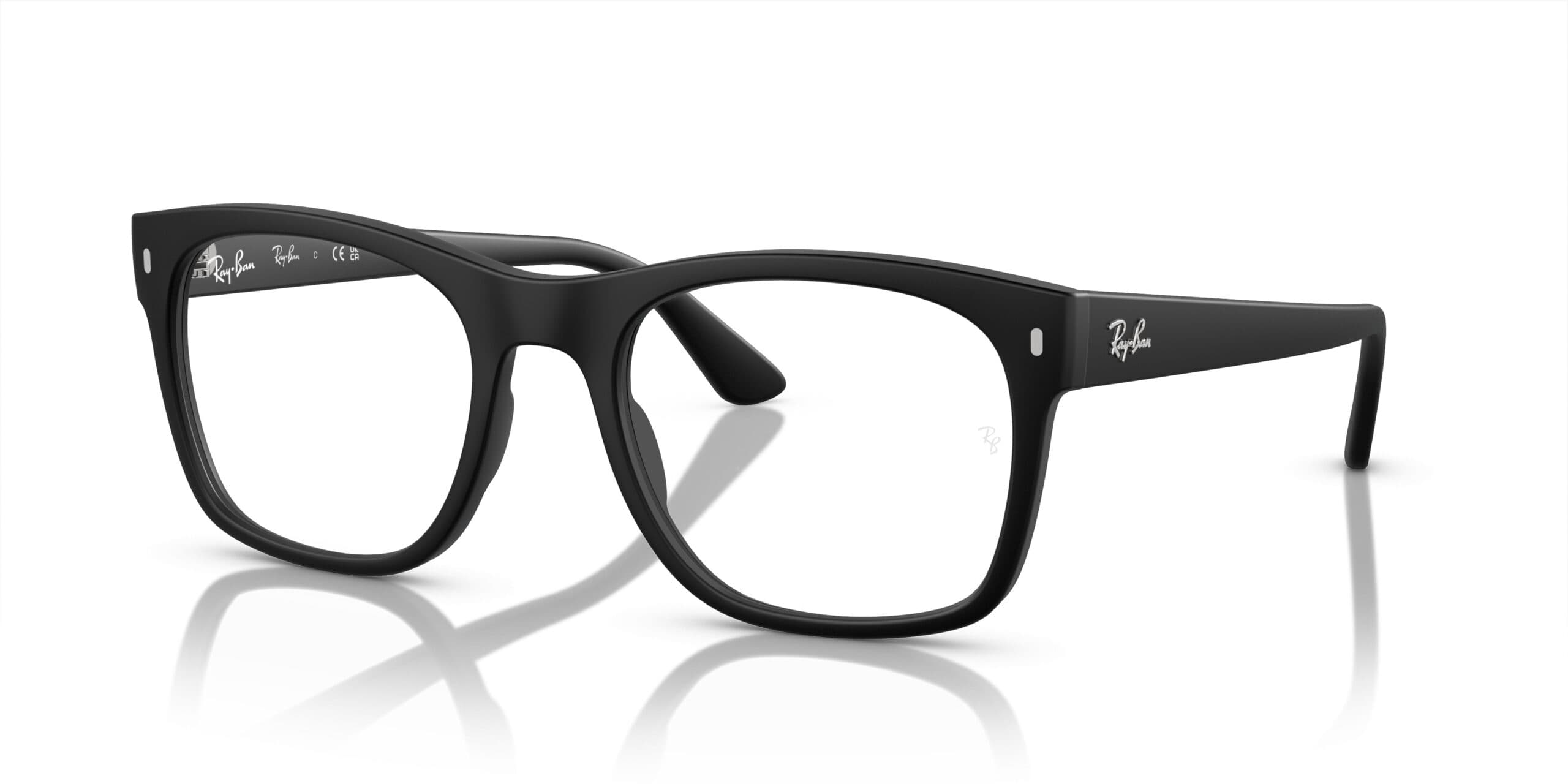 Ray-Ban RB7228 2477 Eyeglasses Matte Black 55mm Unisex
