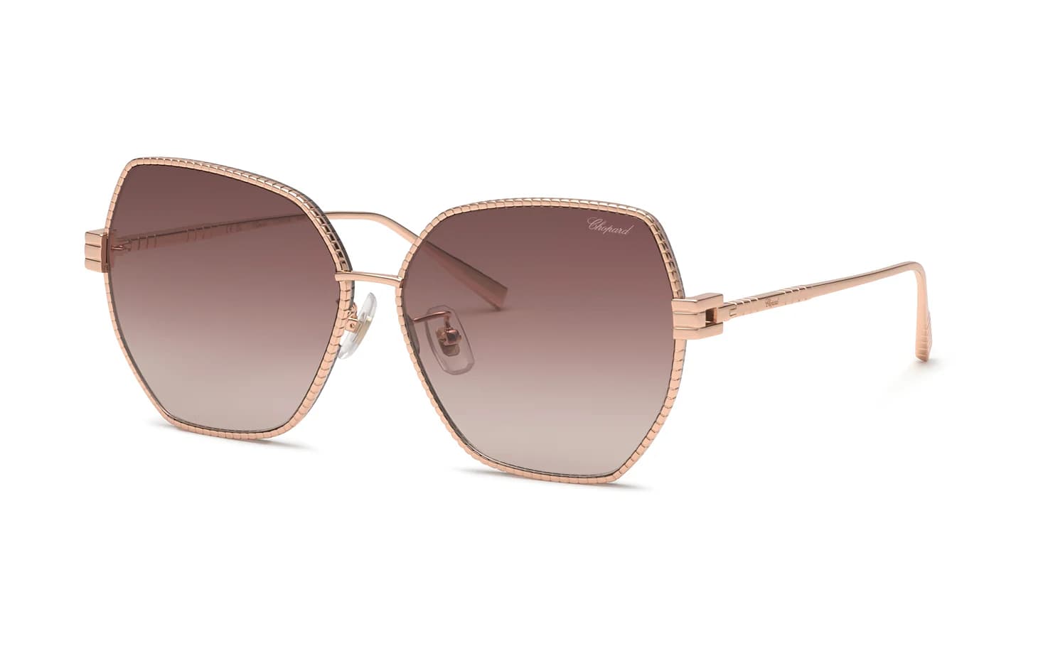 Chopard SCHL28M 08FC Sunglasses Shiny Copper Gold 59mm Women
