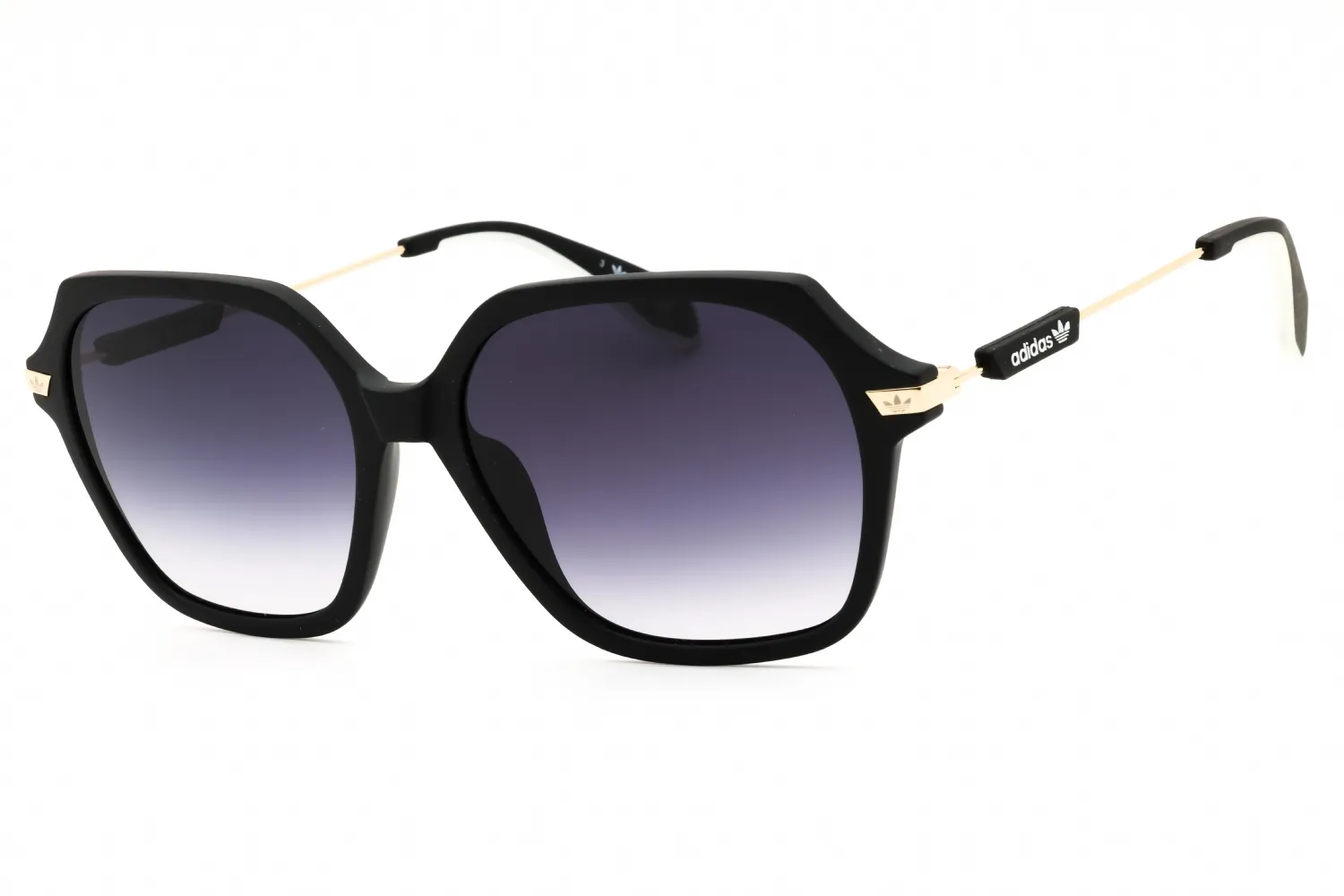 Adidas OR0082 02B Sunglasses Matte Black 55mm Women