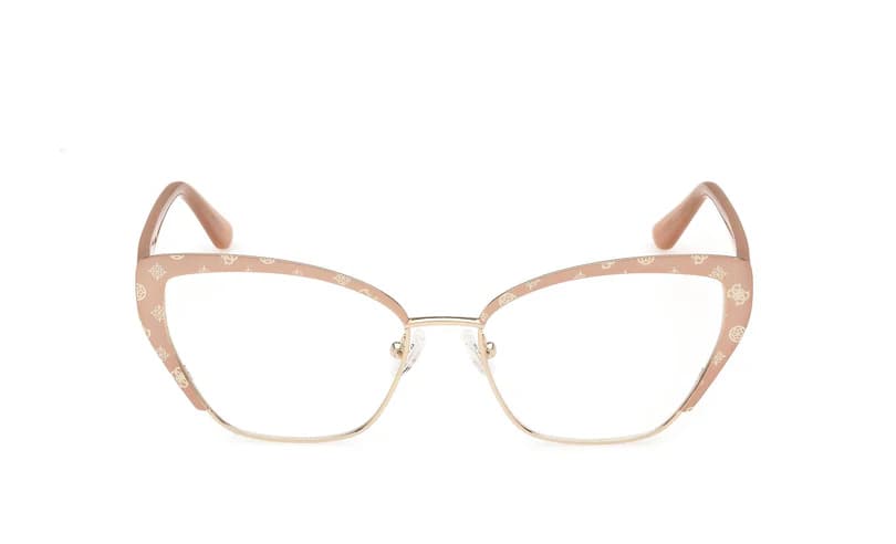 Guess GU50122 59 Eyeglasses Beige 54mm Women 2