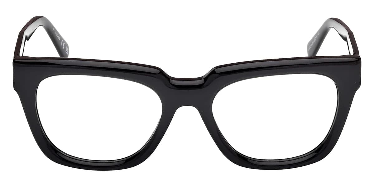 Guess GU50238 001 Eyeglasses Shiny Black 53mm Men 2