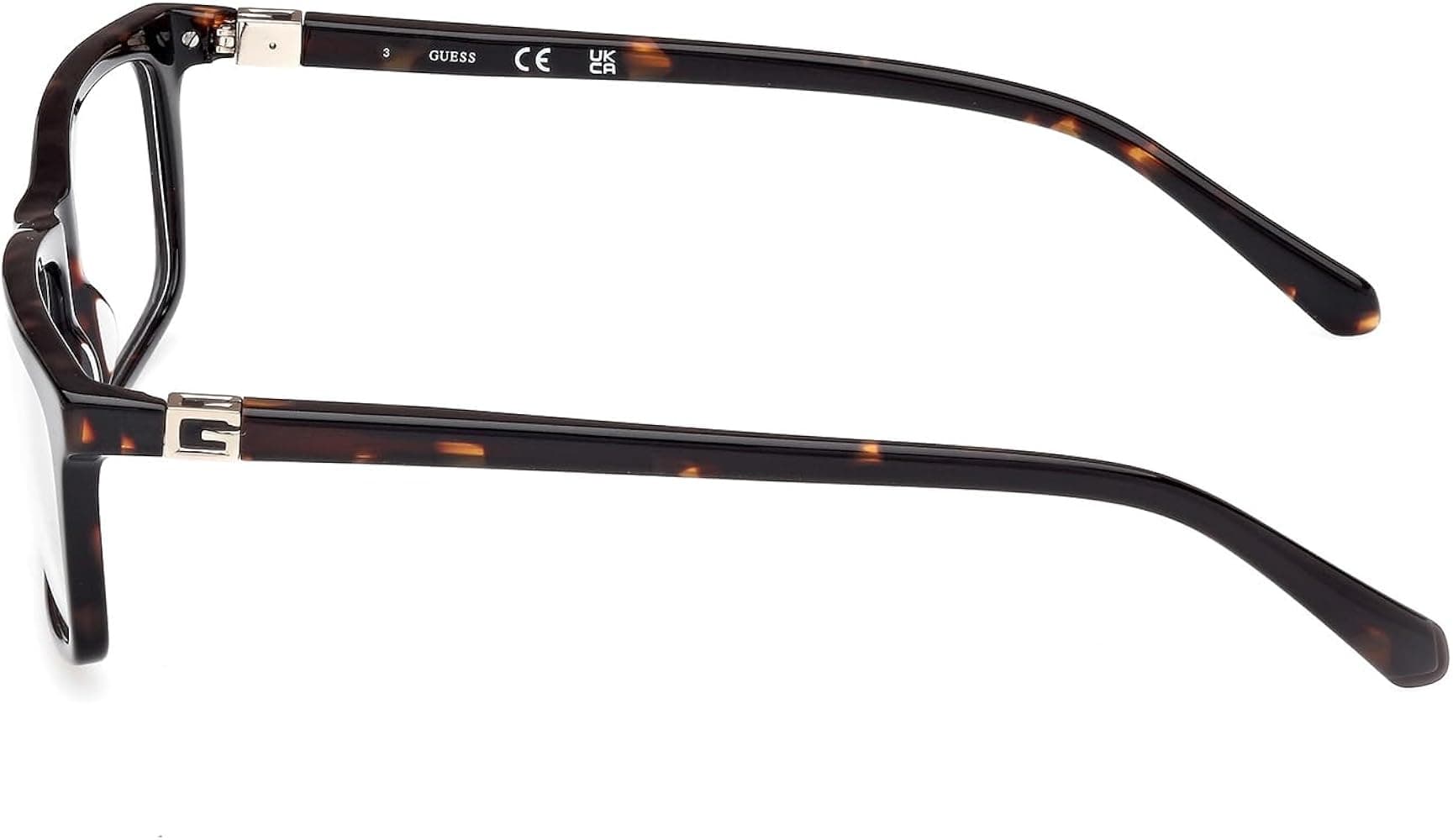Guess GU50190 052 Eyeglasses Dark Havana 58mm Men 3