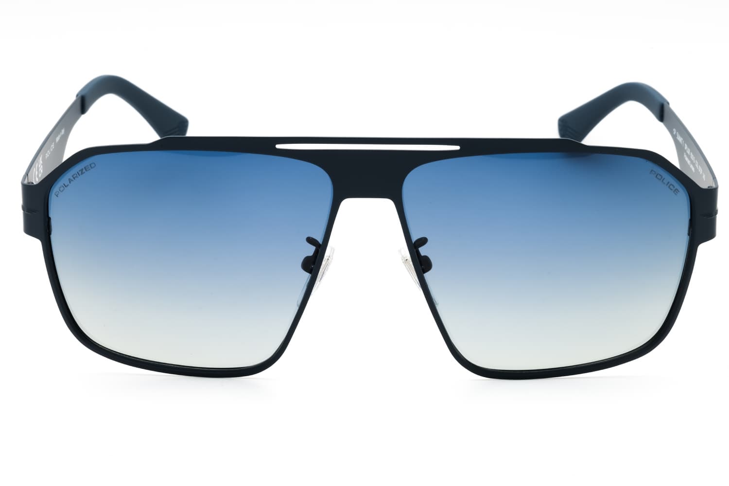 Police SPLL08M S72P Sunglasses Matt Full Blue 63mm Men 2