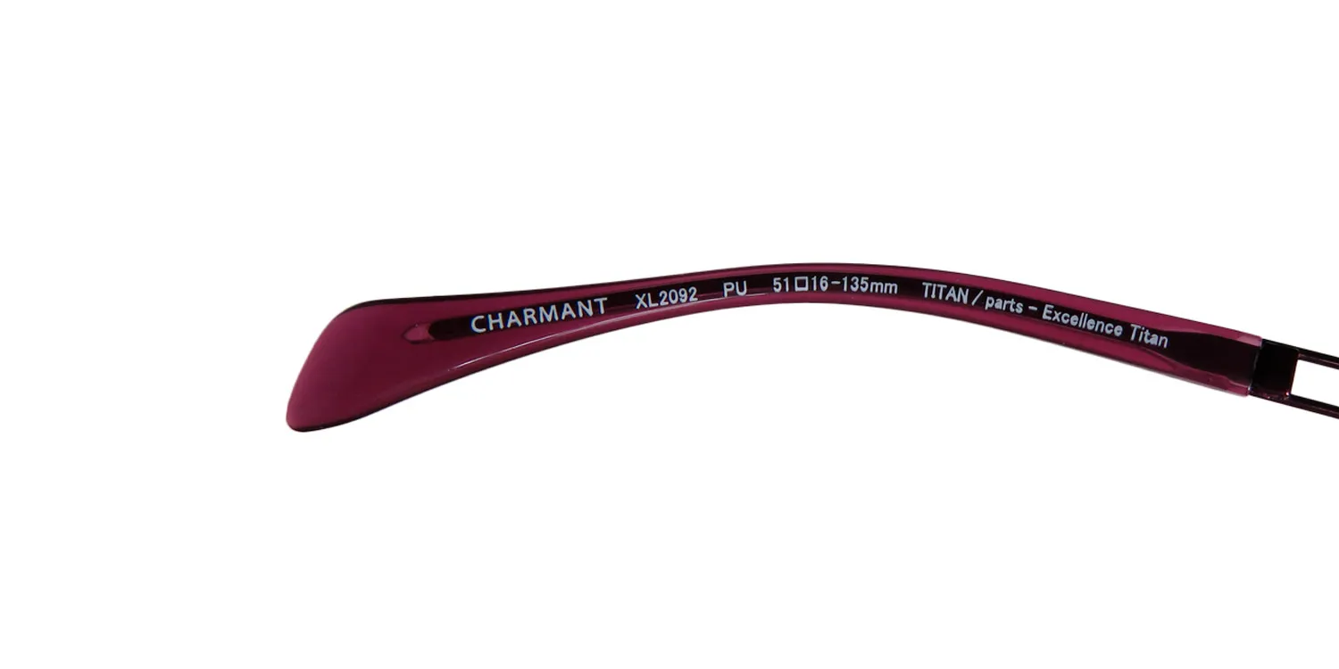Charmant 2092 pu Eyeglasses Purple 51mm Women 8