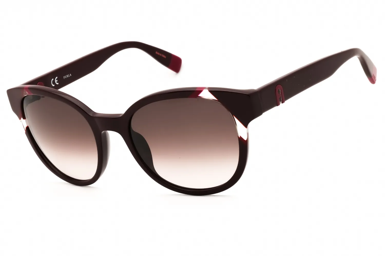 Furla SFU471 09HB Sunglasses Burgundy 53mm Women